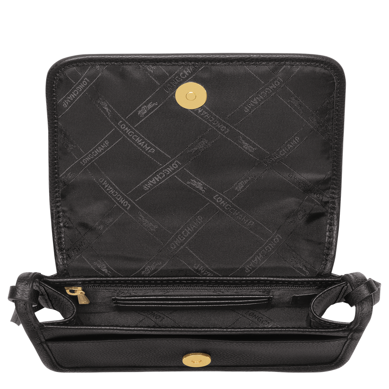 Le Foulonné XS Clutch , Black - Leather  - View 5 of  6