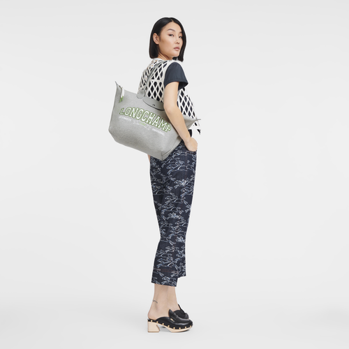 Shopper L Le Pliage Collection , Canvas - Grau - Ansicht 2 von 6