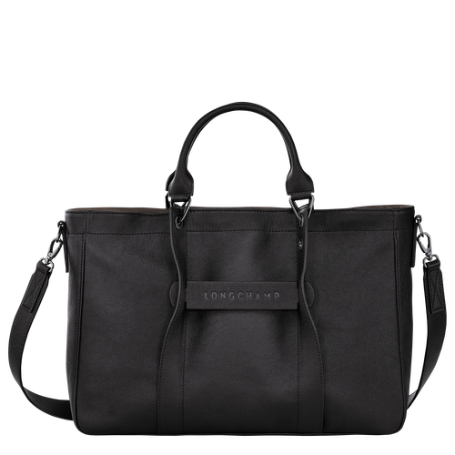 Longchamp 3D Handtasche M, Schwarz