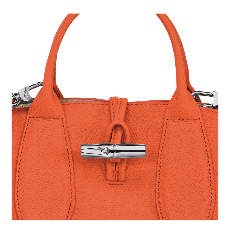 Handtasche S Roseau , Leder - Orange  - Ansicht 7 von 7