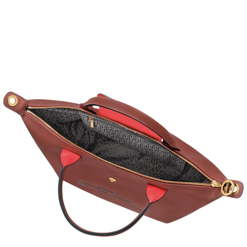 Le Pliage Xtra S Handbag Mahogany - Leather (L1512HDA204