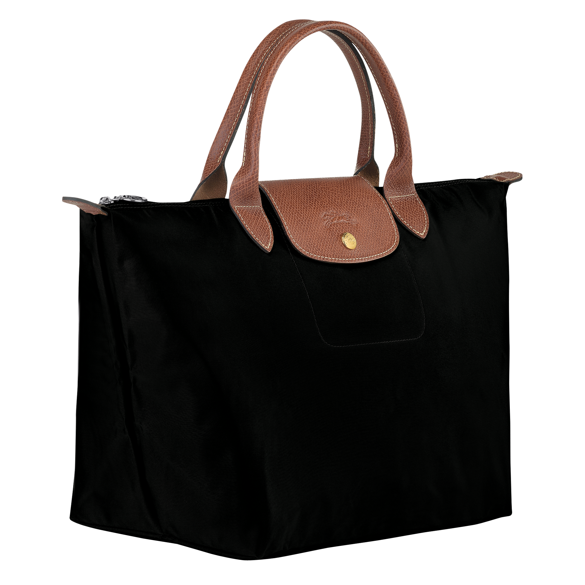 Le Pliage Original Sac à main M, Noir