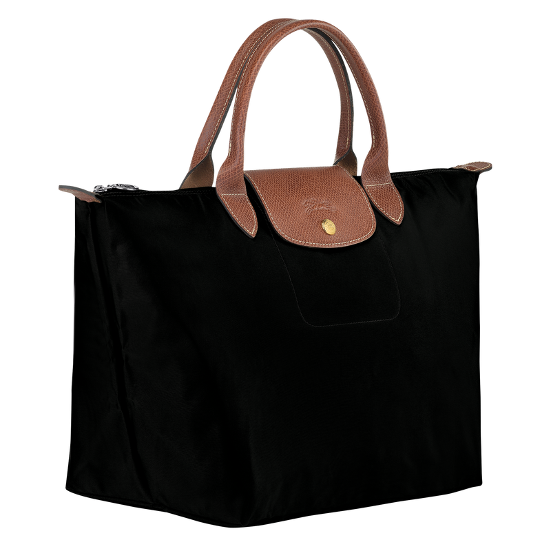 Handtasche M Le Pliage Original , Recyceltes Canvas - Schwarz  - Ansicht 3 von 6