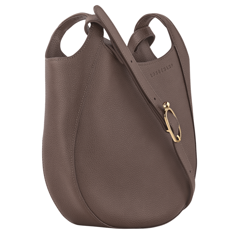 Le Foulonn&eacute; S Crossbody bag , Taupe - Leather  - View 3 of  6
