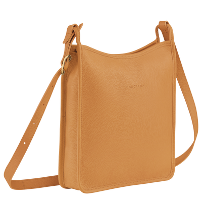 Sac bandoulière M Le Foulonné , Cuir - Noix