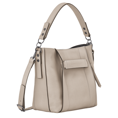 Longchamp 3D Bolso bandolera S, Arcilla