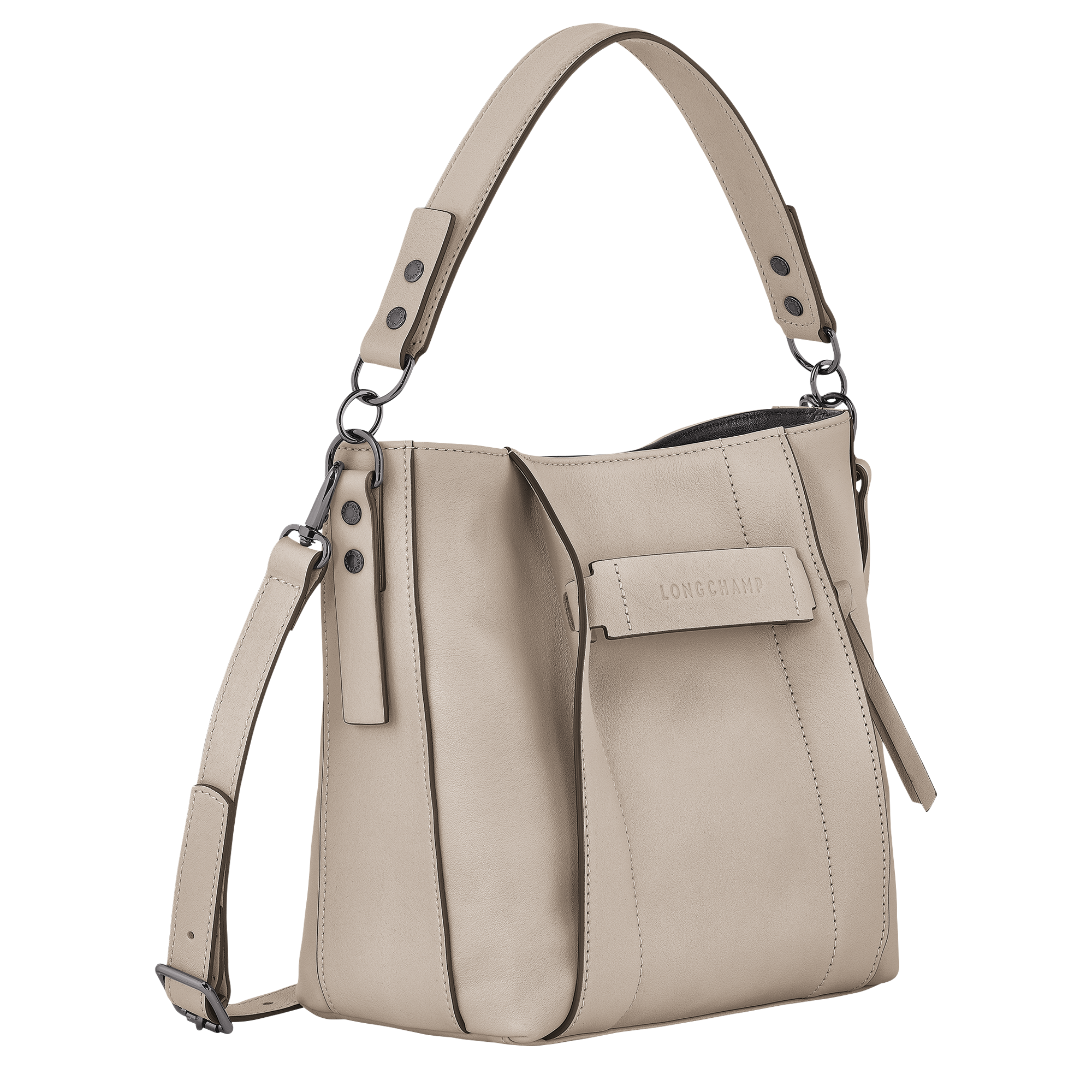 Crossbody bag S, Clay - View 3 of
5 - zoom in Longchamp 3D Crossbody bag S, Clay