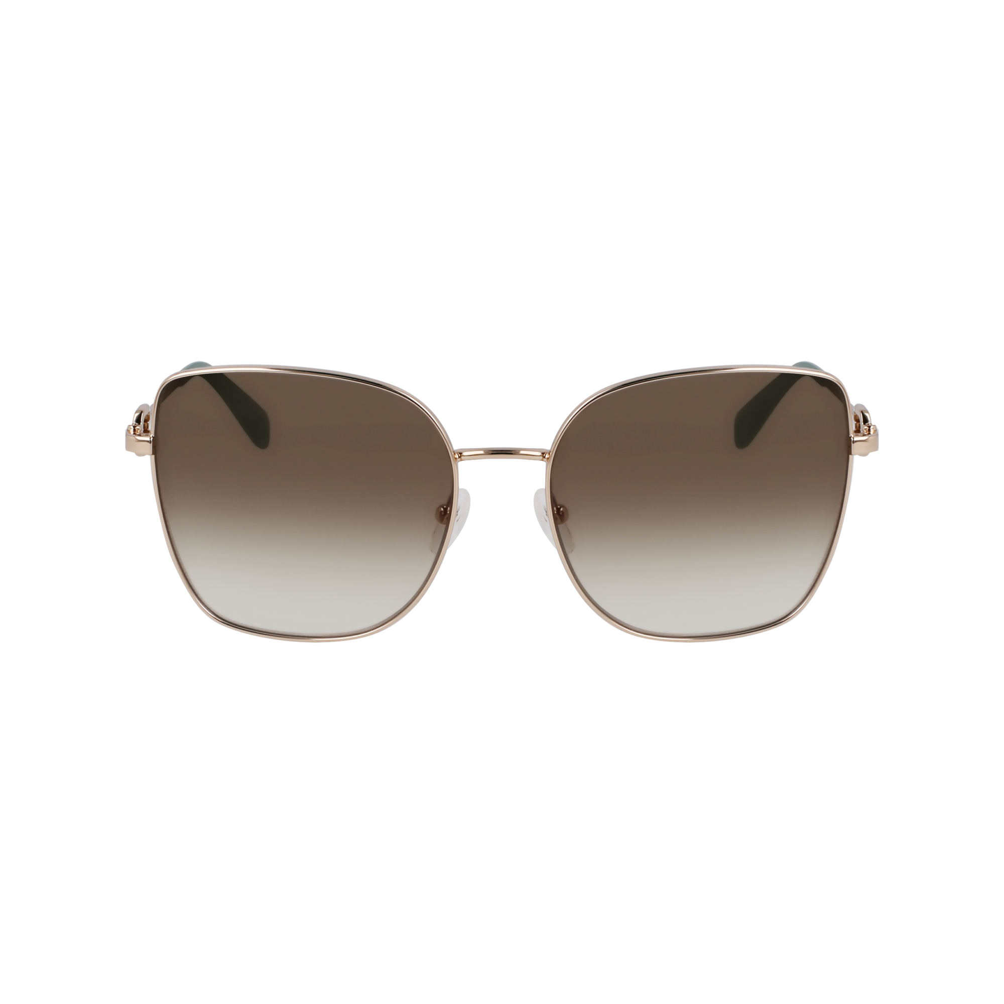 null Sunglasses, Gold/Green