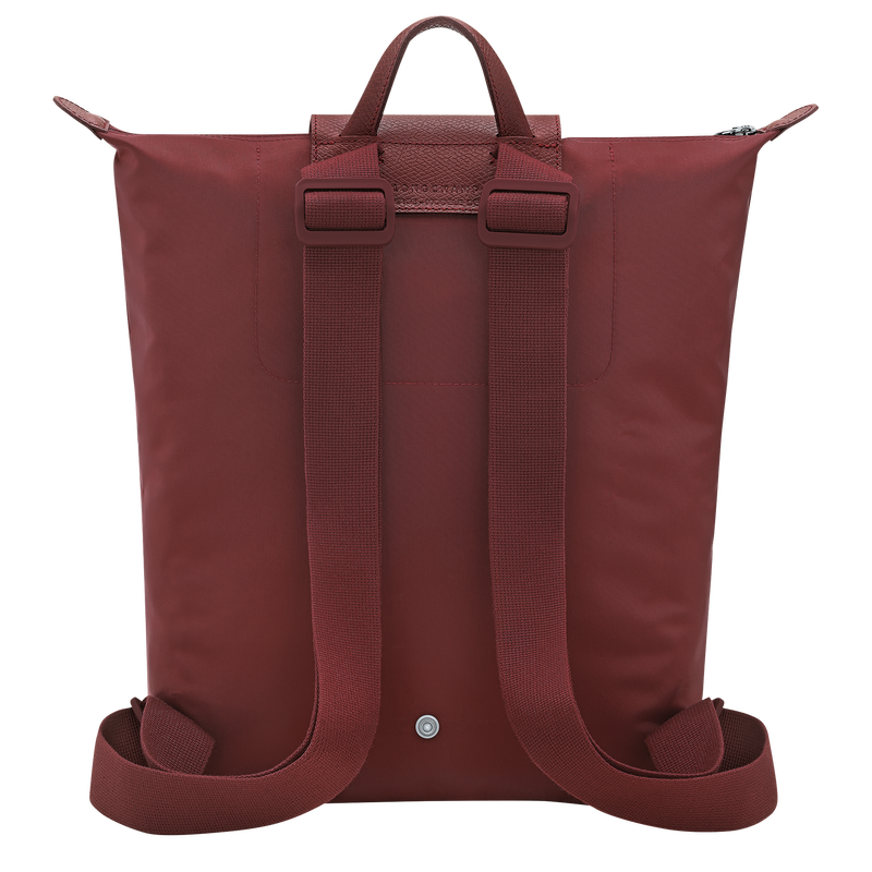 Le Pliage One M Backpack , Burgundy - Canvas  - View 3 of  6