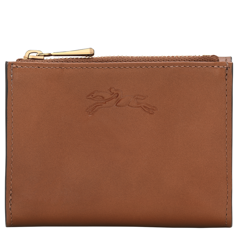 &Eacute;pure Compact wallet , Cognac - Leather  - View 1 of  3
