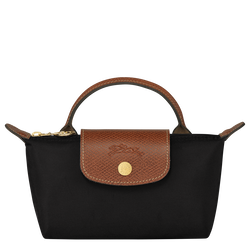 Le Pliage Original Pouch , Black - Recycled canvas