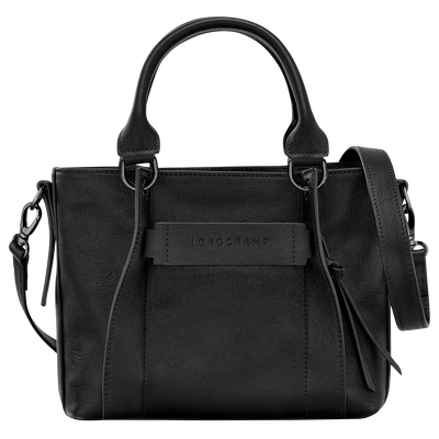 Longchamp 3D S Handbag , Black - Leather