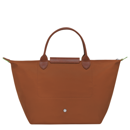 Le Pliage Green Tas met handgreep aan de bovenkant M , Cognac - Gerecycled canvas - Weergave 4 van  7