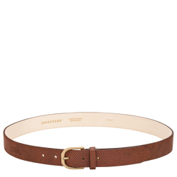 Le Pliage Original Ladies' belt , Cognac - Leather