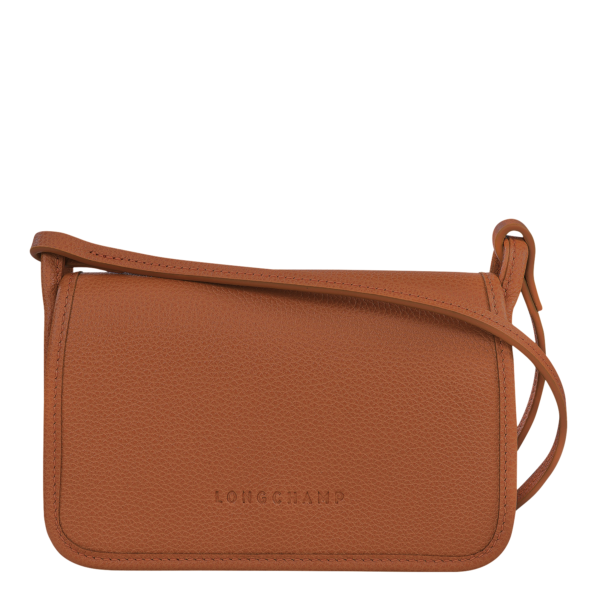 Le Foulonné XS Clutch Turtledove - Leather | Longchamp TH