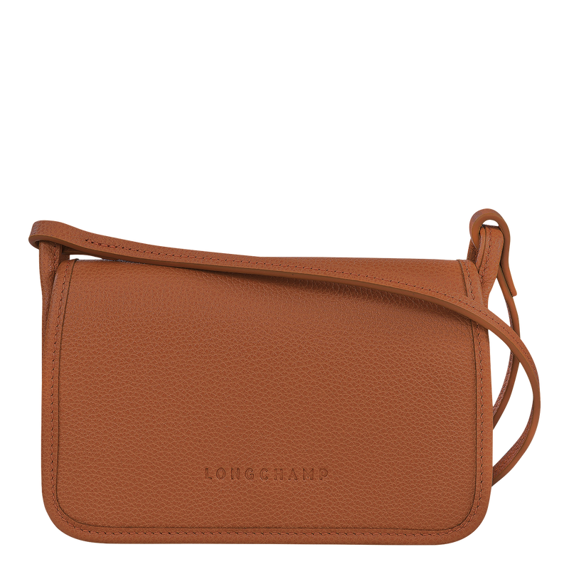 Le Foulonné Clutch XS , Karamel - Leder  - Weergave 1 van  6