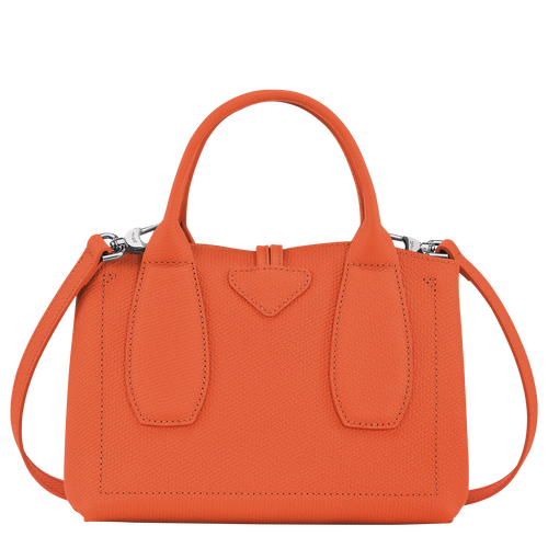 Le Roseau S Handbag , Orange - Leather - View 4 of  7