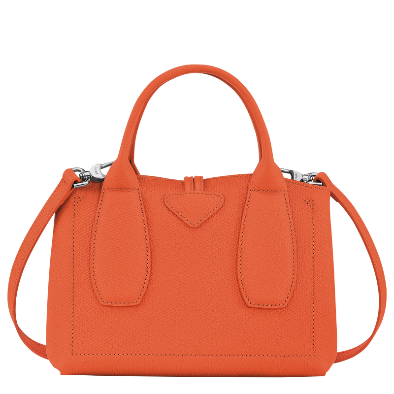 Le Roseau S Handbag , Orange - Leather  - View 4 of  7
