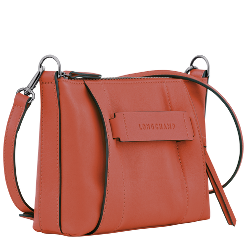 Longchamp 3D S Crossbody bag , Sienna - Leather - View 3 of  5