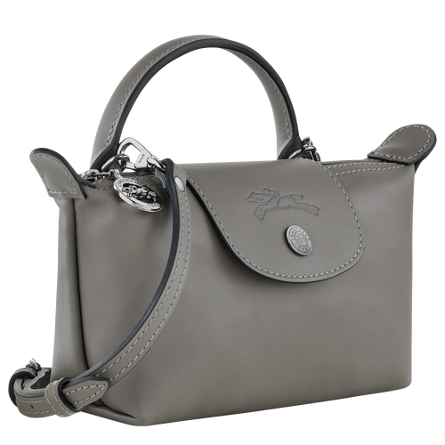 Le Pliage Xtra XS Pouch Turtledove - Leather | Longchamp US