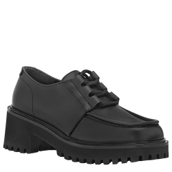 La Voyageuse Derby , Black - Leather
