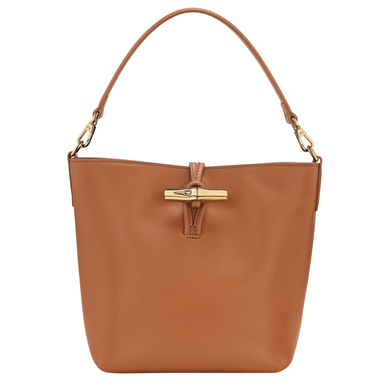 Borsa a secchiello XS Le Roseau , Pelle - Anacardo  - View 1 of  6