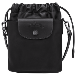 Le Pliage Xtra XS Bucket bag , Black - Leather