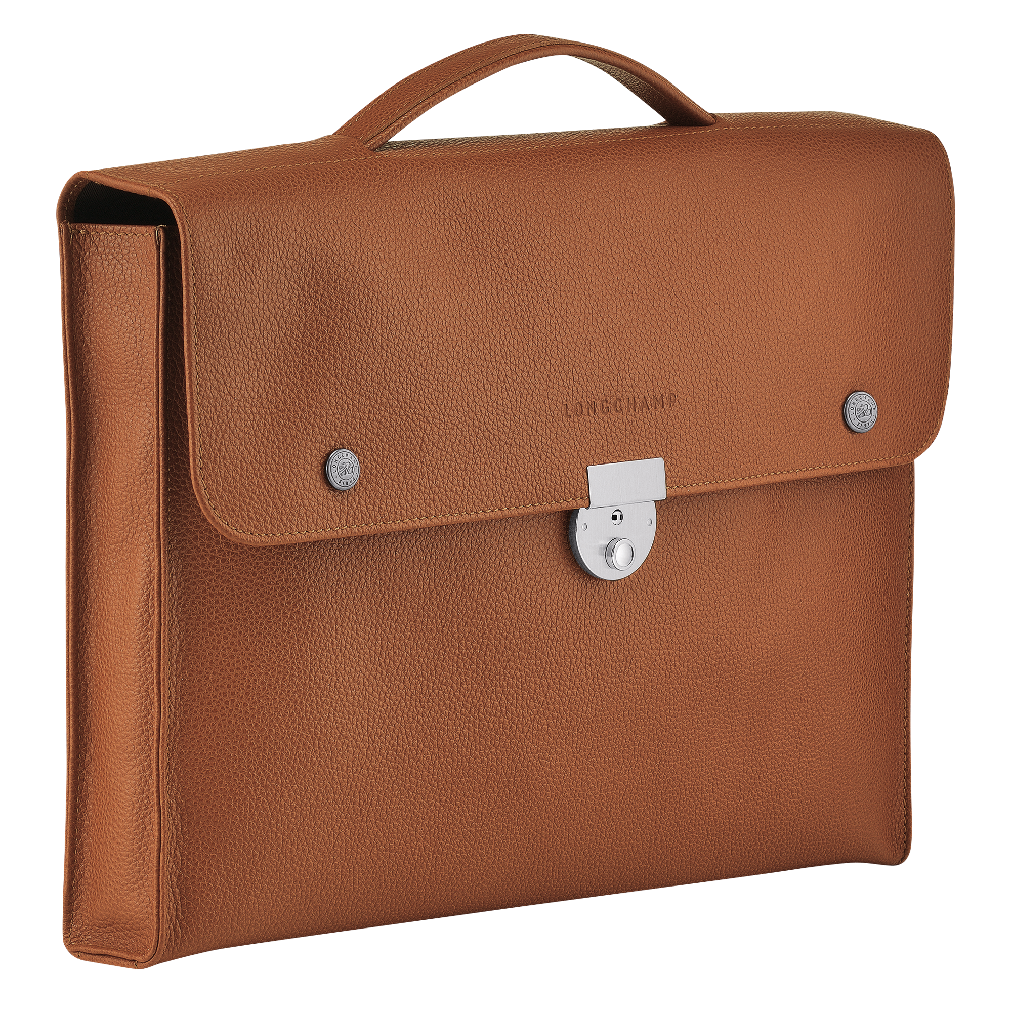 Le Foulonné Briefcase S, Caramel