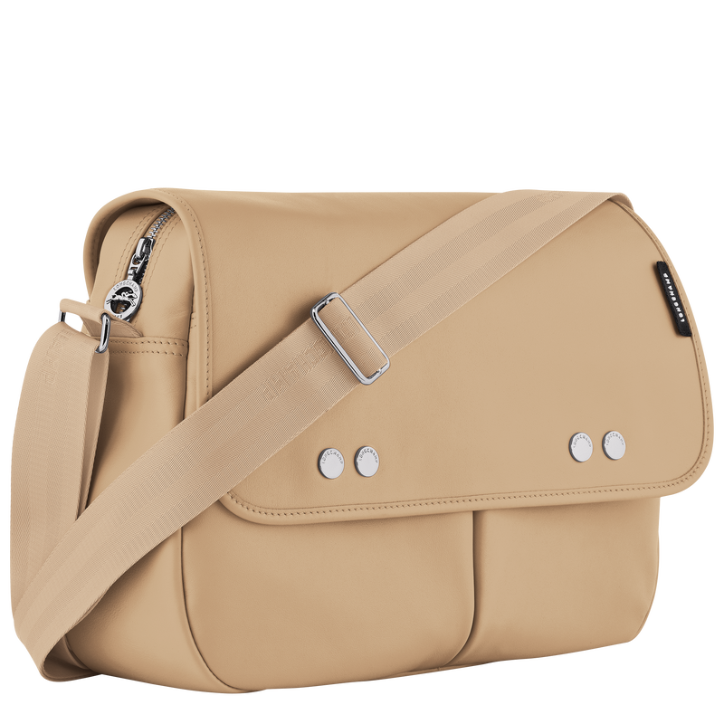 Umhängetasche M Très Paris Leder - Beige | Longchamp DE 