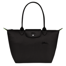 Shopper M Le Pliage Green , Recyceltes Canvas - Schwarz