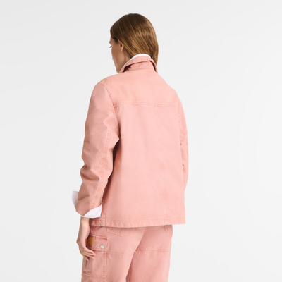 Jacke , Überfärbte Baumwolle - Rosa Tee