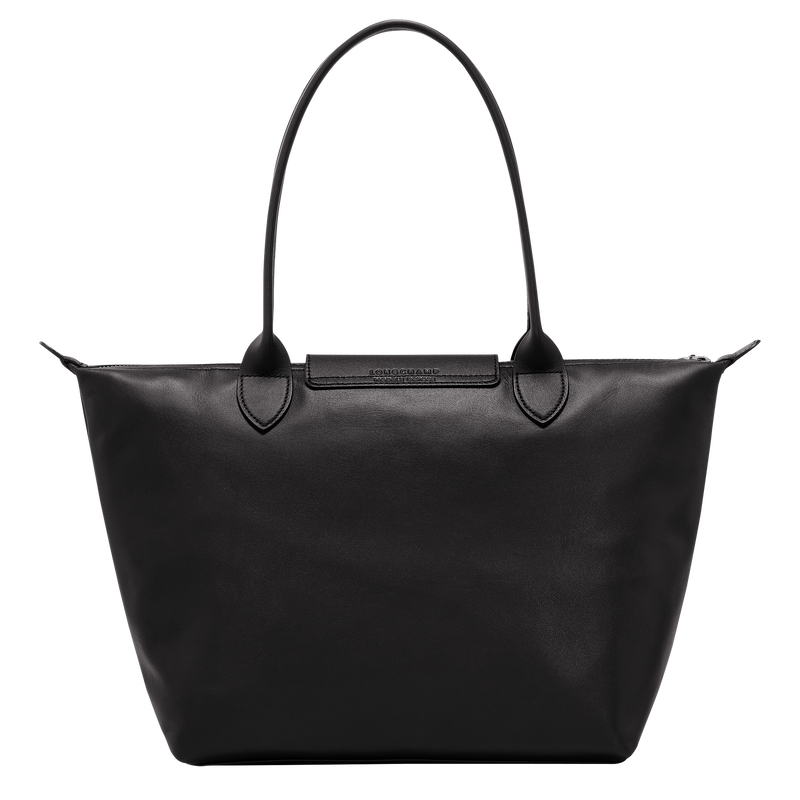 Le Pliage Xtra M Tote bag , Black - Leather  - View 4 of 6