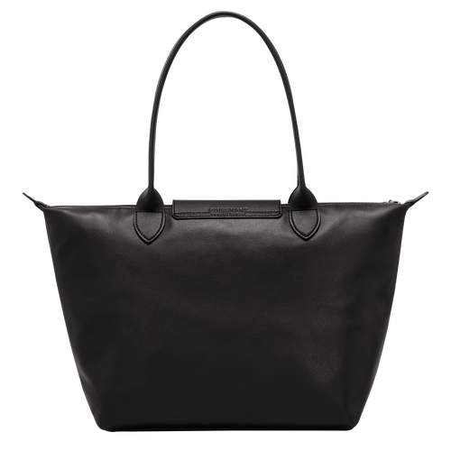 Le Pliage Xtra M Tote bag , Black - Leather - View 4 of  6