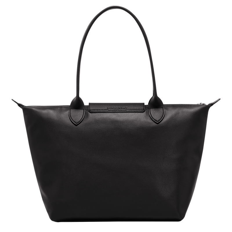 Le Pliage Xtra M Tote bag , Black - Leather  - View 4 of  6