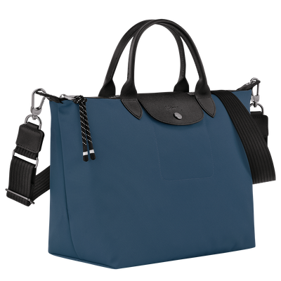 Le Pliage Energy Mala de m&atilde;o L, Azul Tinta