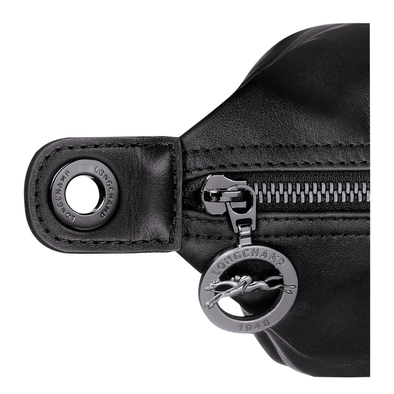 Sac port&eacute; &eacute;paule M Le Pliage Xtra , Cuir - Noir  - Vue 6 de 6