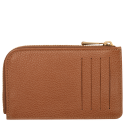 Le Foulonné Card holder , Caramel - Leather