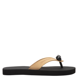 Roseau Thong sandal , Natural - Leather