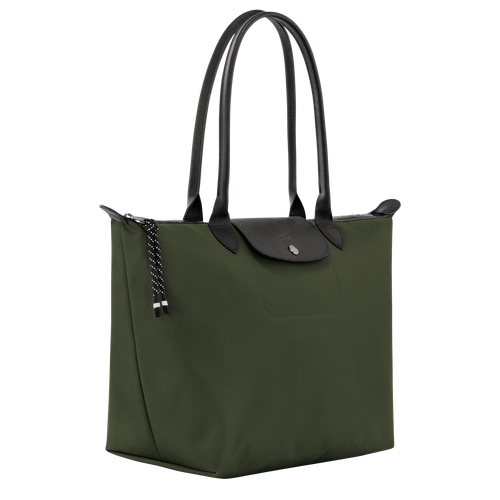 Le Pliage Energy Shopper L , Kaki - Gerecycled canvas - Weergave 3 van  6