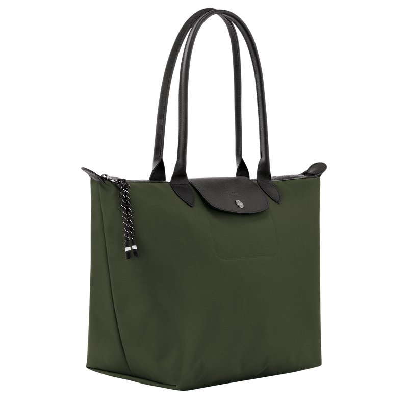 Le Pliage Energy L Tote bag , Khaki - Recycled canvas  - View 3 of  6