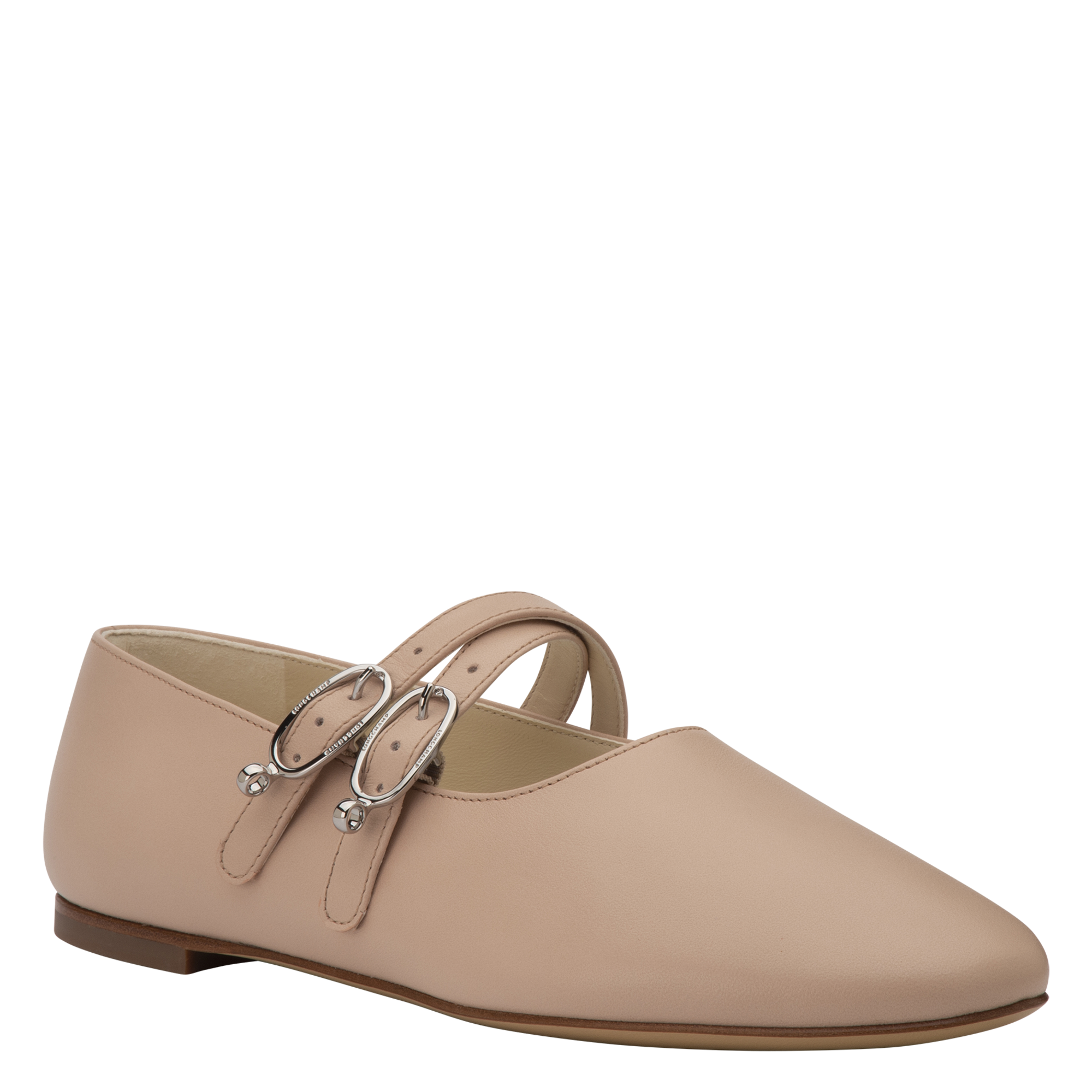Le Foulonn&eacute; Ballerinas, Creme