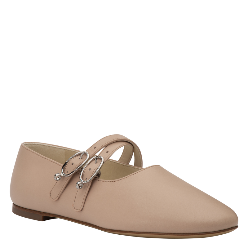 Ballerinas Le Foulonn&eacute; , Leder - Creme  - Ansicht 3 von 5