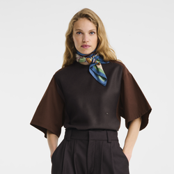 A Toute Allure Silk scarf 90 , Thistle - Silk