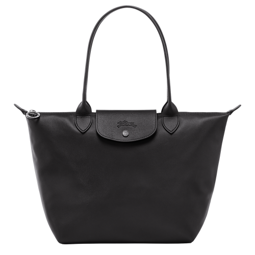 Sac cabas M Le Pliage Xtra , Cuir - Noir - Vue 1 de 6