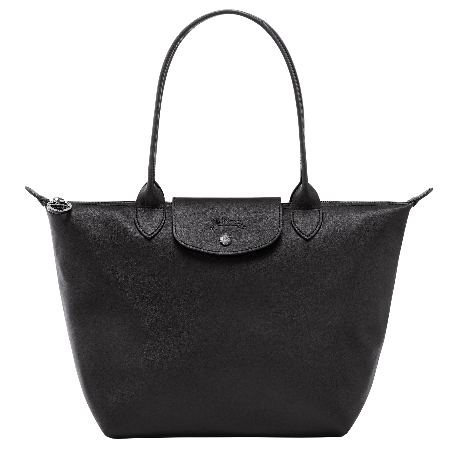 Longchemp Sac cabas M Le Pliage Xtra Cuir - Noir | Longchamp FR