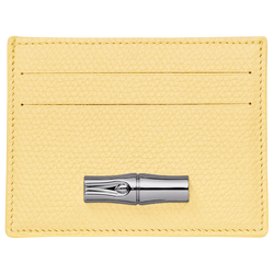 Le Roseau Card holder , Yellow Chick - Leather