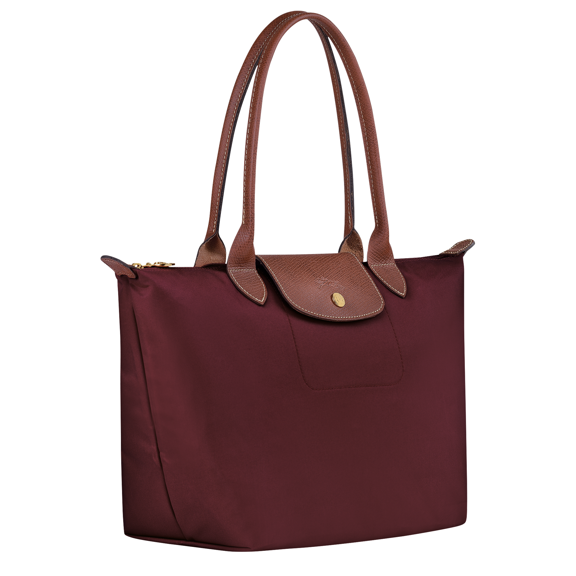 Longchamp burgundy le pliage clearance