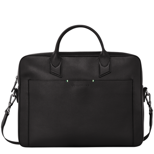 Longchamp sur Seine M Briefcase , Black - Leather - View 1 of  5