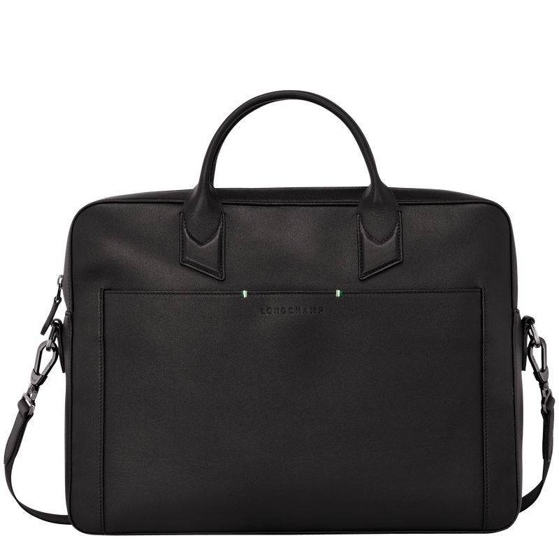 Longchamp sur Seine M Briefcase , Black - Leather  - View 1 of  5