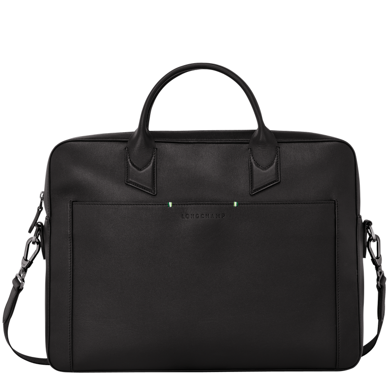 Longchamp sur Seine M Briefcase , Black - Leather  - View 1 of  5